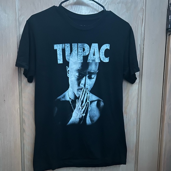 Black Graphic Tee - Tupac Design - Picture 1 of 1